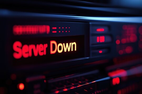 Server down: the kind of screen nobody wants to see