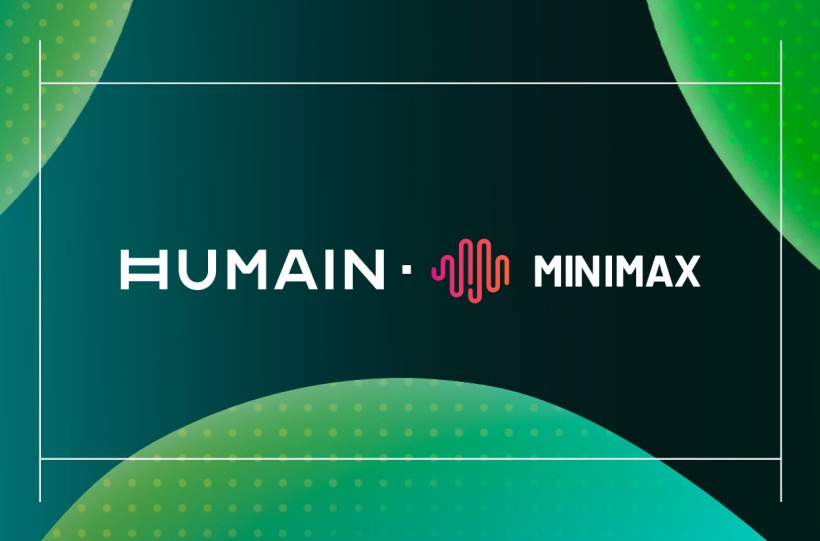 HUMAIN and MiniMax official partnership branding