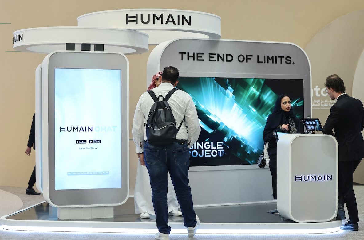HUMAIN booth at LEAP 2026 in Riyadh