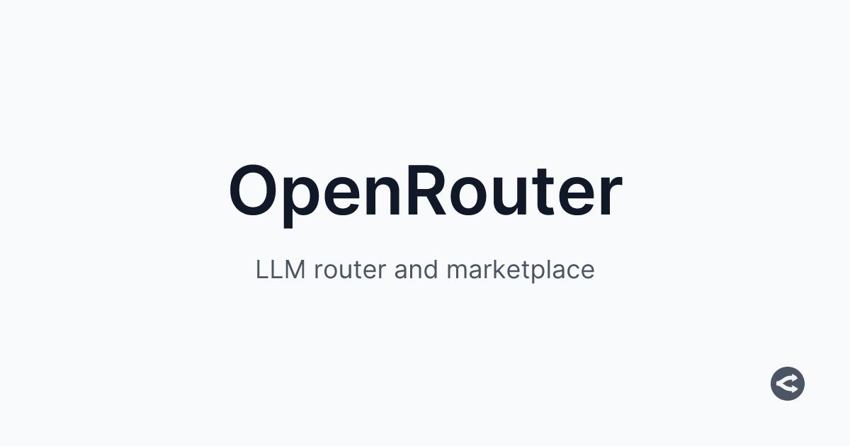 OpenRouter logo