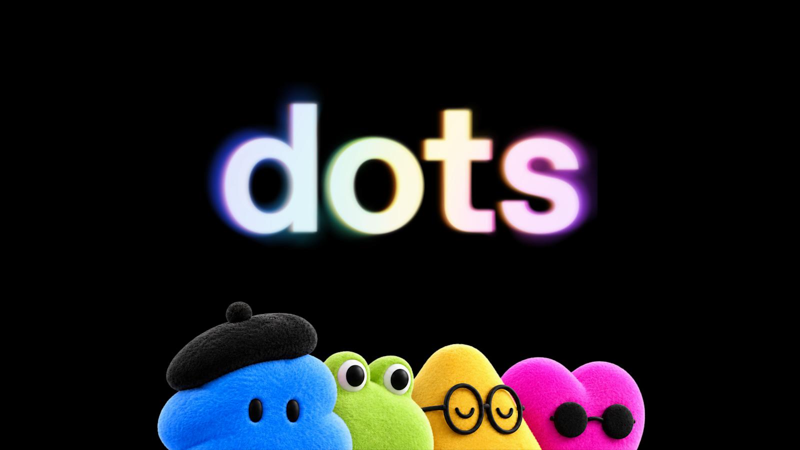 OpenAI Dots official artwork showing four cartoon agent characters