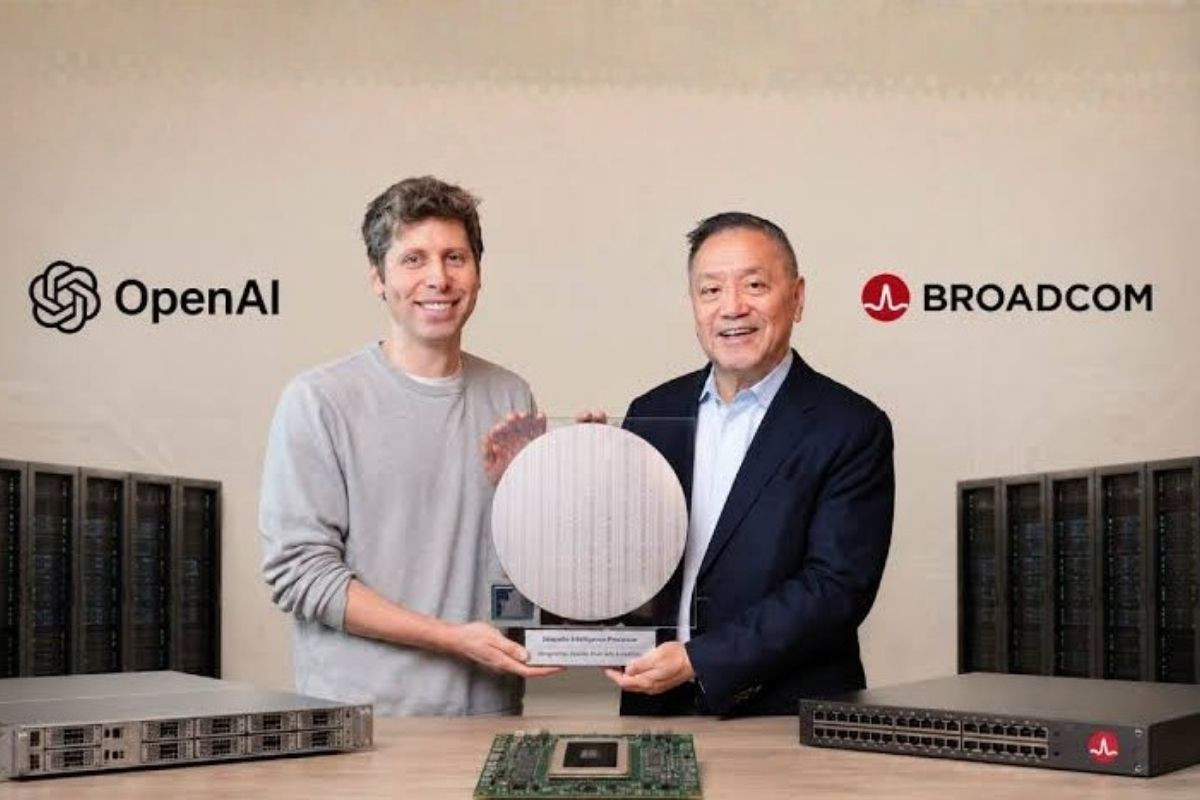 Sam Altman and Broadcom CEO Hock Tan at Jalapeño launch
