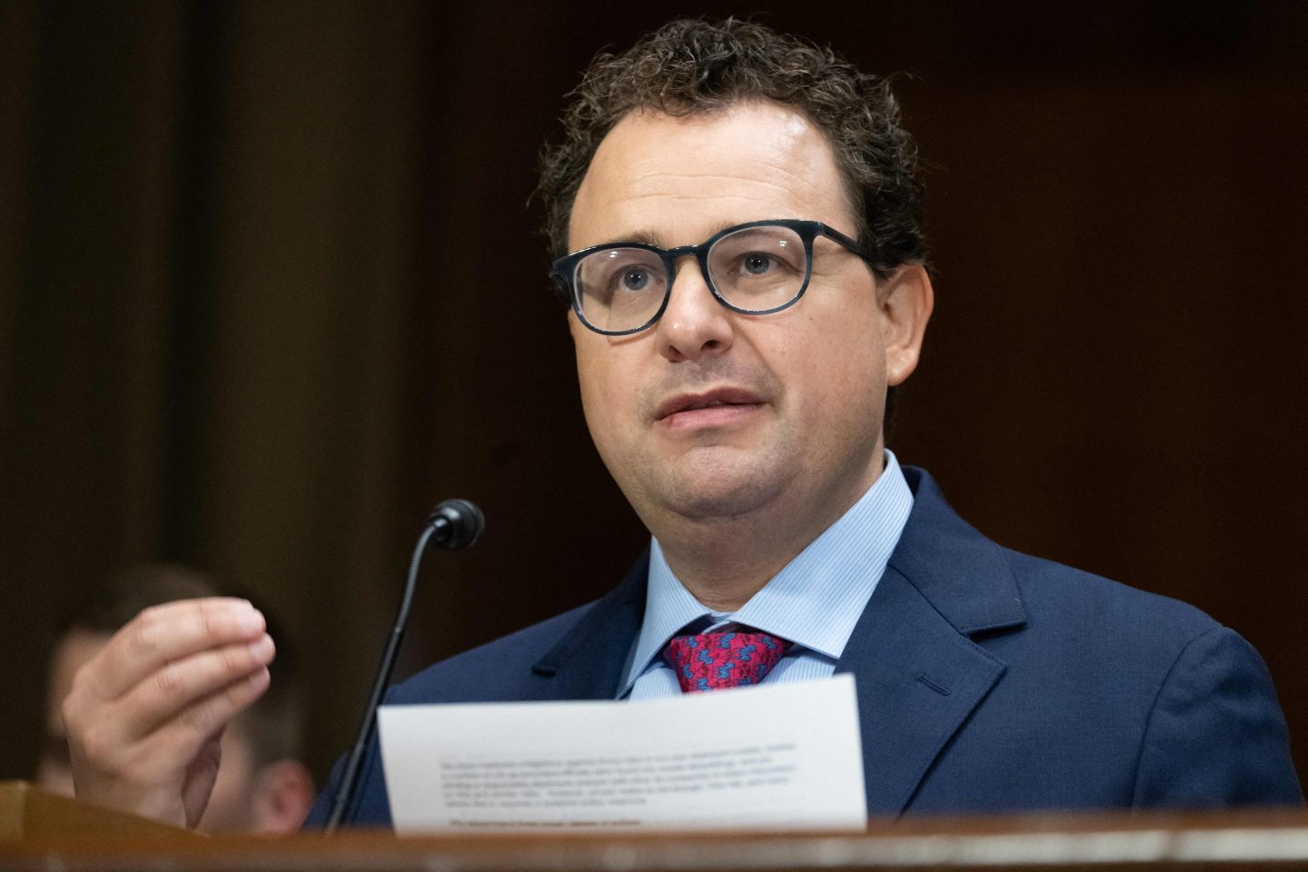 Dario Amodei, Anthropic CEO, testifying before Congress
