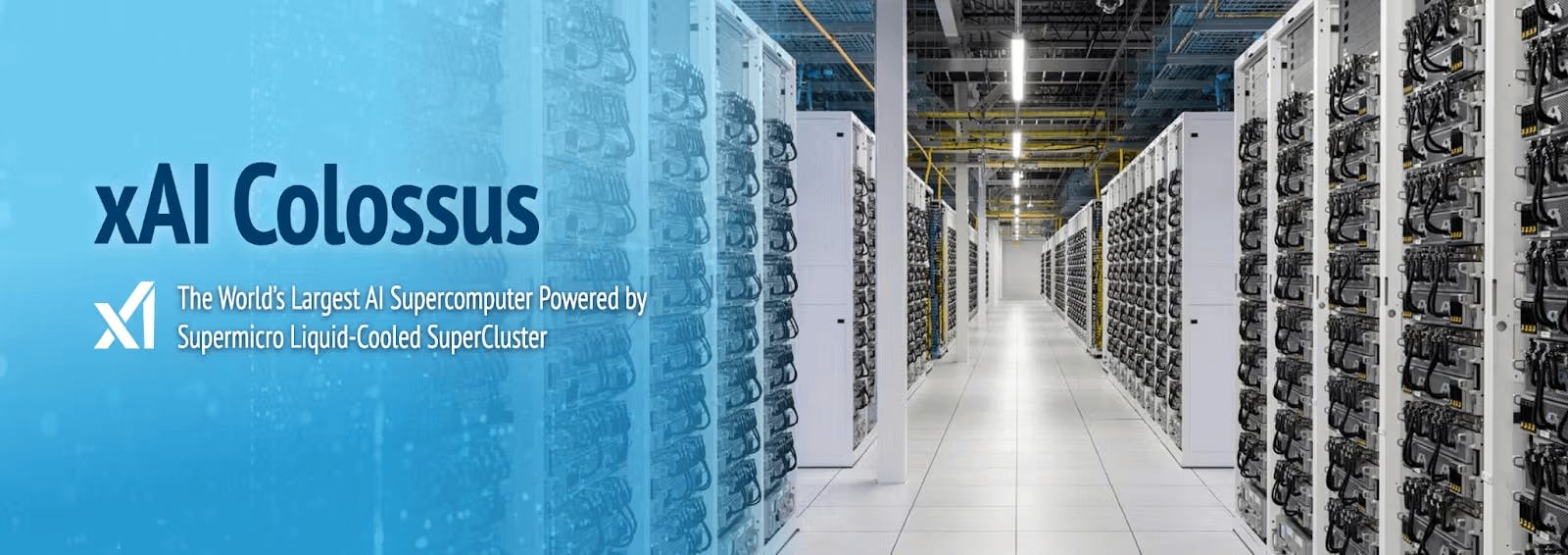 Inside xAI Colossus: liquid-cooled GPU server racks