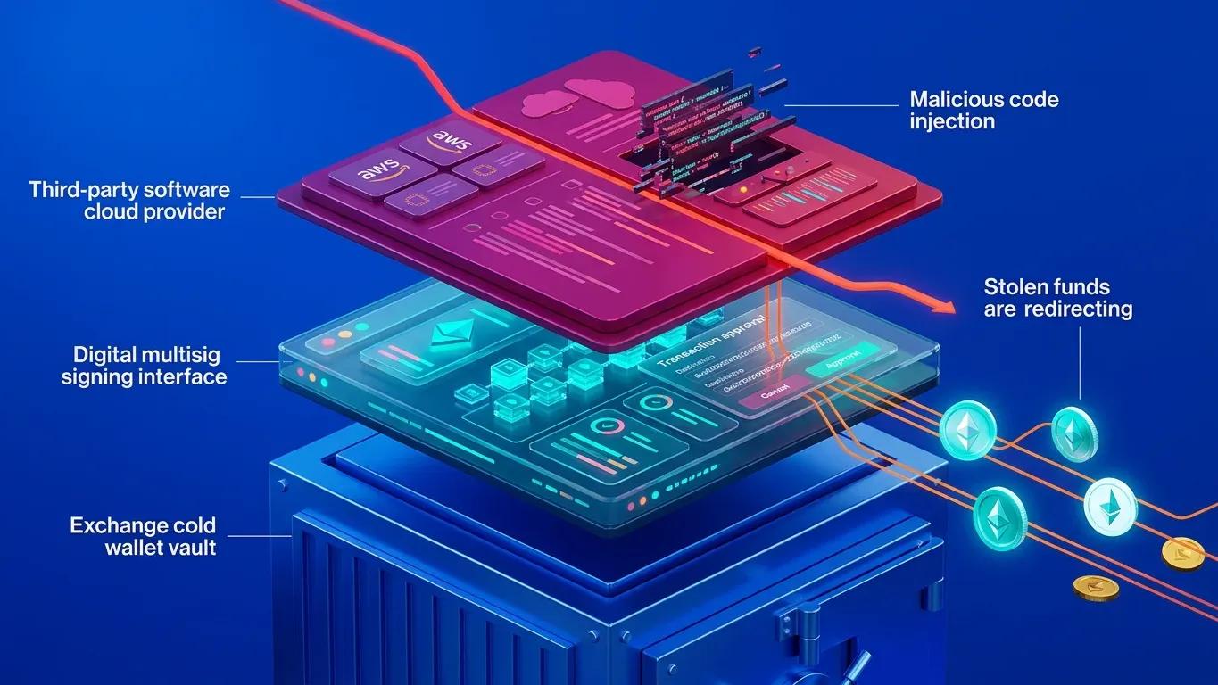 Cryptocurrency theft — compromised wallet infrastructure and stolen funds